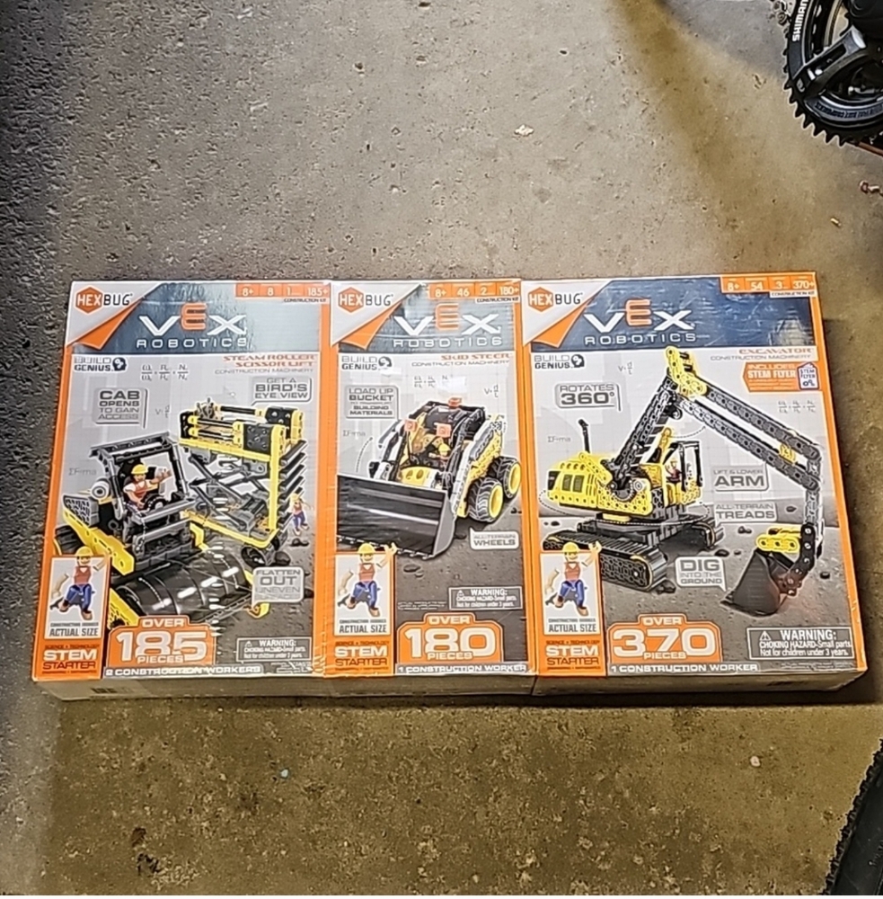 3 pack hexbug vex robotics new